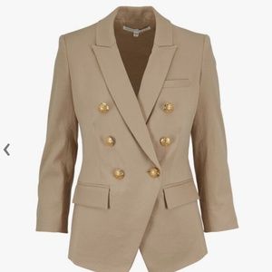 Like New Veronica Beard Empire Linen & Cotton Dickey Jacket